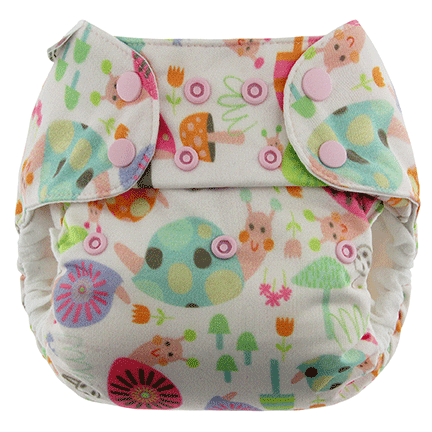 Blueberry Organic One-Size Simplex All-in-One Diaper - Jillian's Drawers
